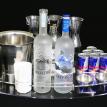 Bottle Service Tray Red Bull Grey Goose